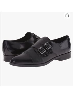 Marc Fisher womens Fawna black oxfords size 7.5